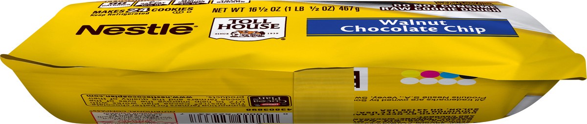 slide 6 of 8, Nestlé Toll House Walnut Chocolate Chip Cookie Dough, 16.5 oz