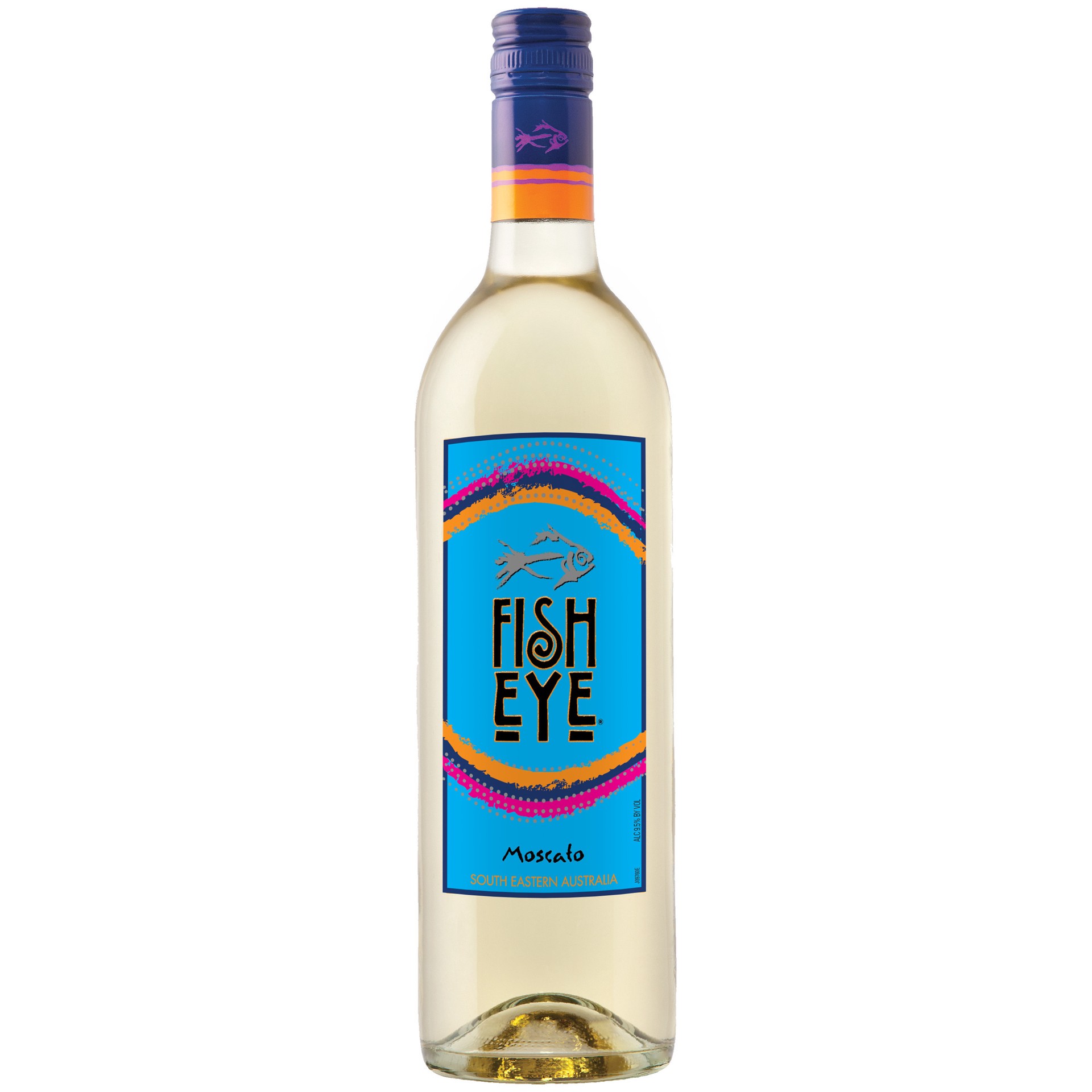 slide 1 of 2, Fish Eye Moscato White Wine - 750mL, 2018 South Eastern Australia, 750 ml