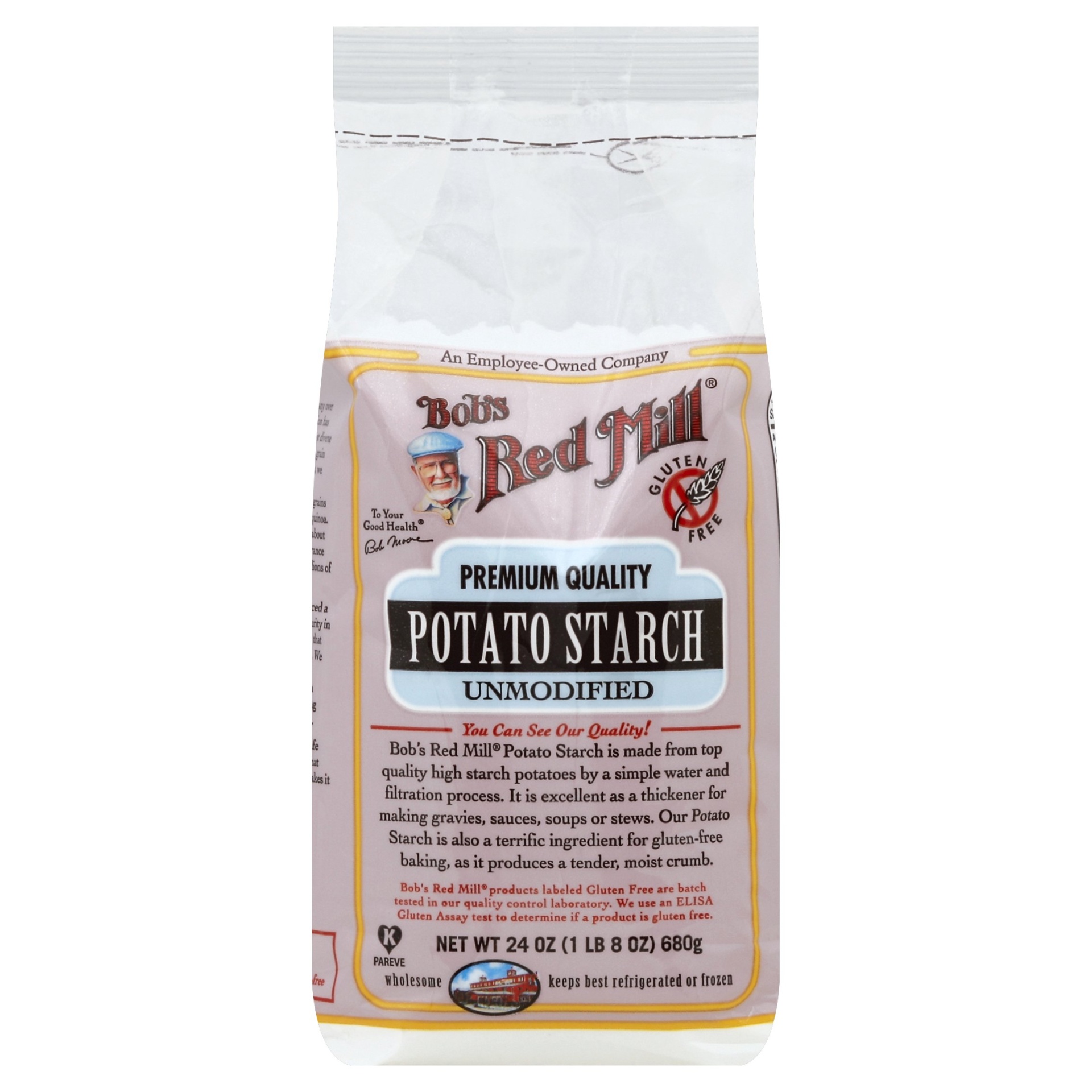 slide 1 of 1, Bob's Red Mill All Natural Unmodified Potato Starch, 24 oz