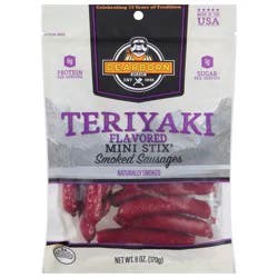 Dearborn Mini Stix Teriyaki Flavored Smoked Sausage 6 oz