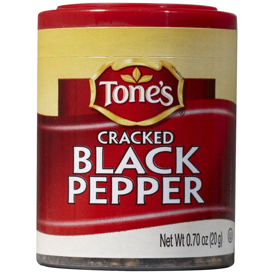 slide 2 of 2, Tone's Cracked Black Pepper Shaker, 0.7 oz