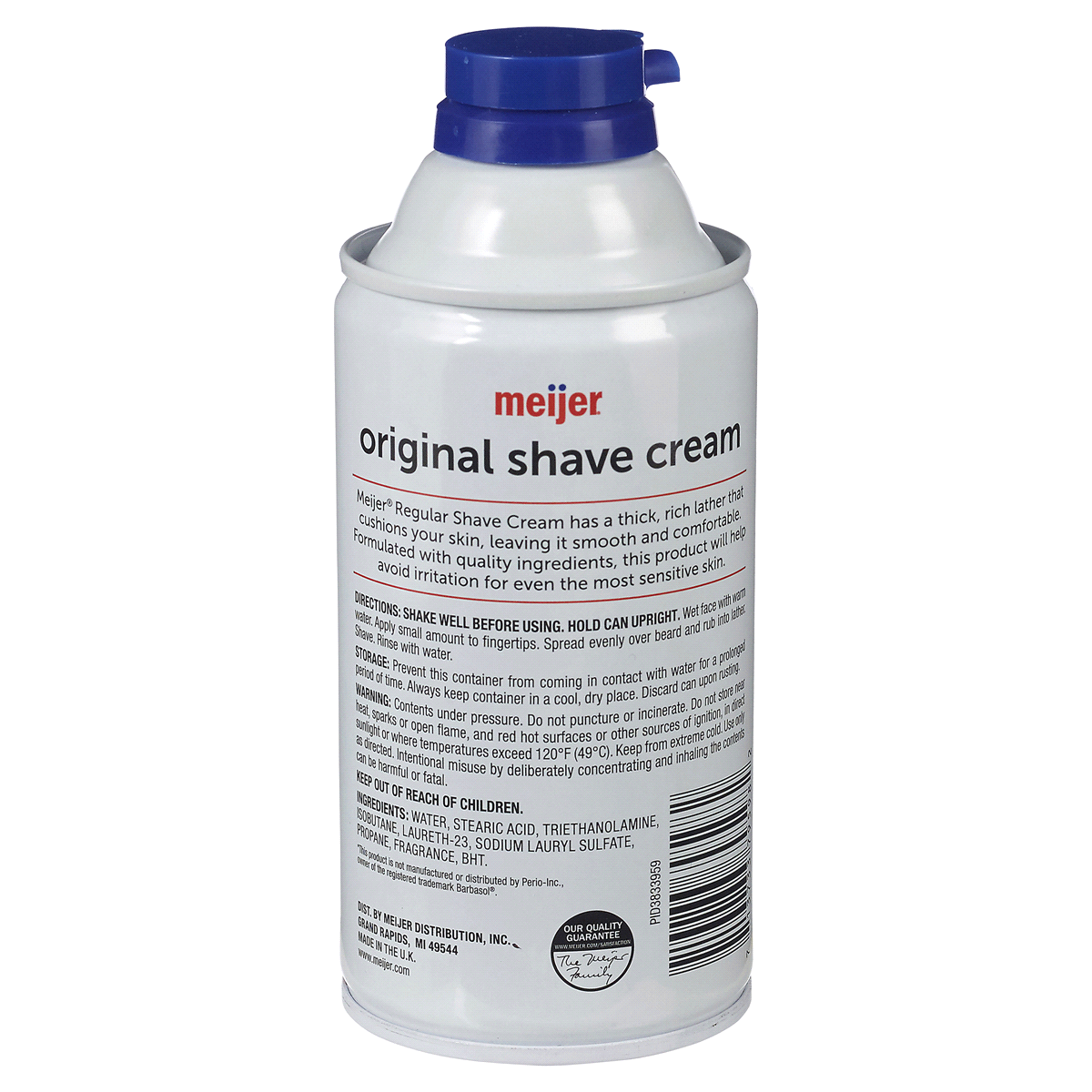 slide 5 of 5, Meijer Original Shave Cream, 10 oz