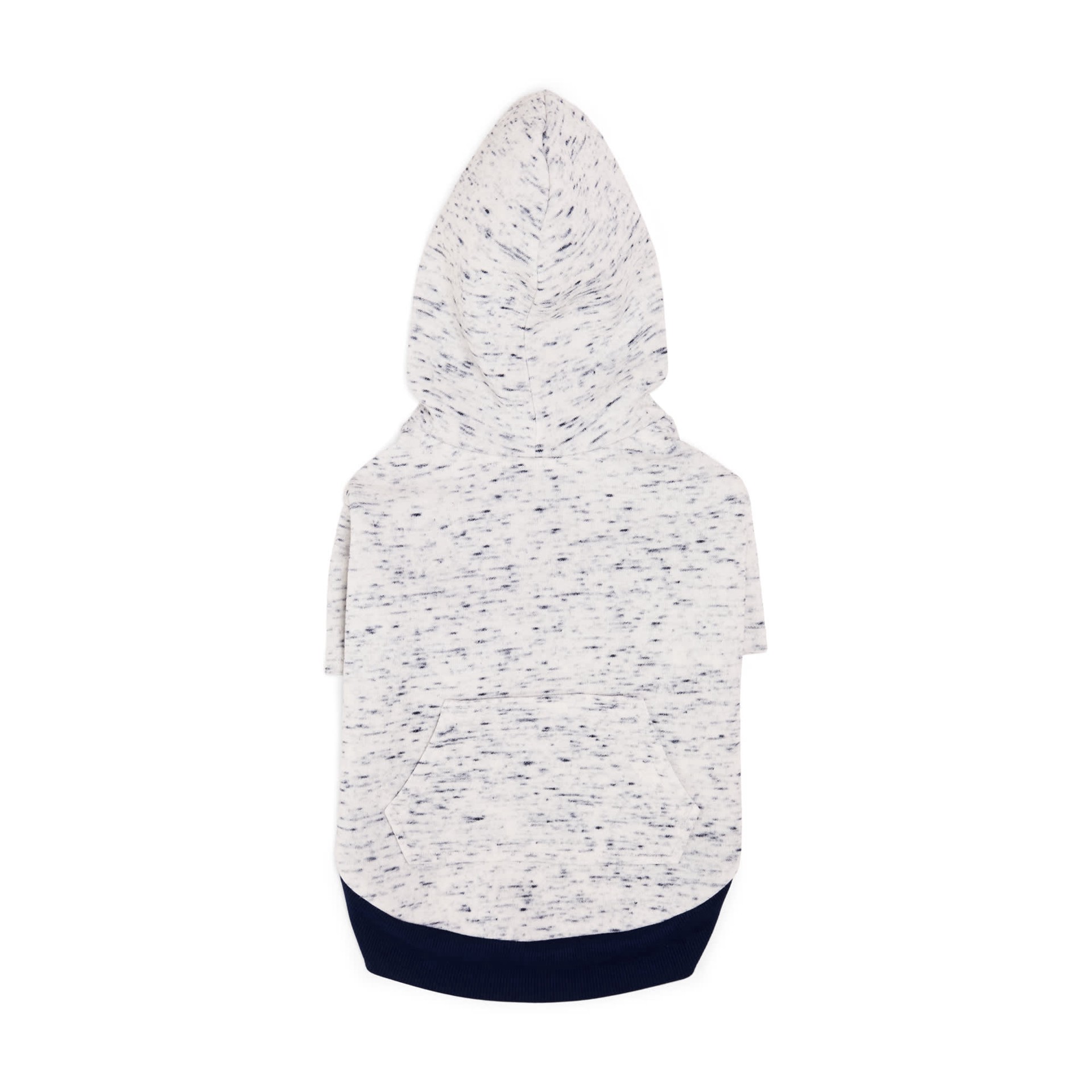 slide 1 of 1, YOULY Heathered Pet Hoodie, Large, Blue, 1 ct