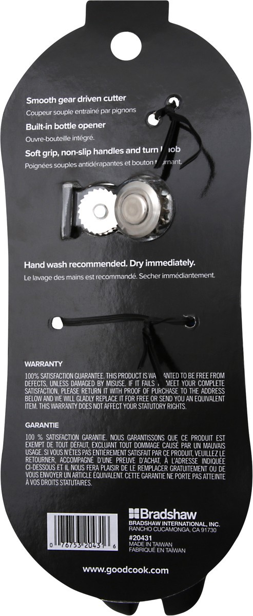 slide 6 of 7, Good Cook Touch Comfort Grip Gear Can Opener, 1 ct