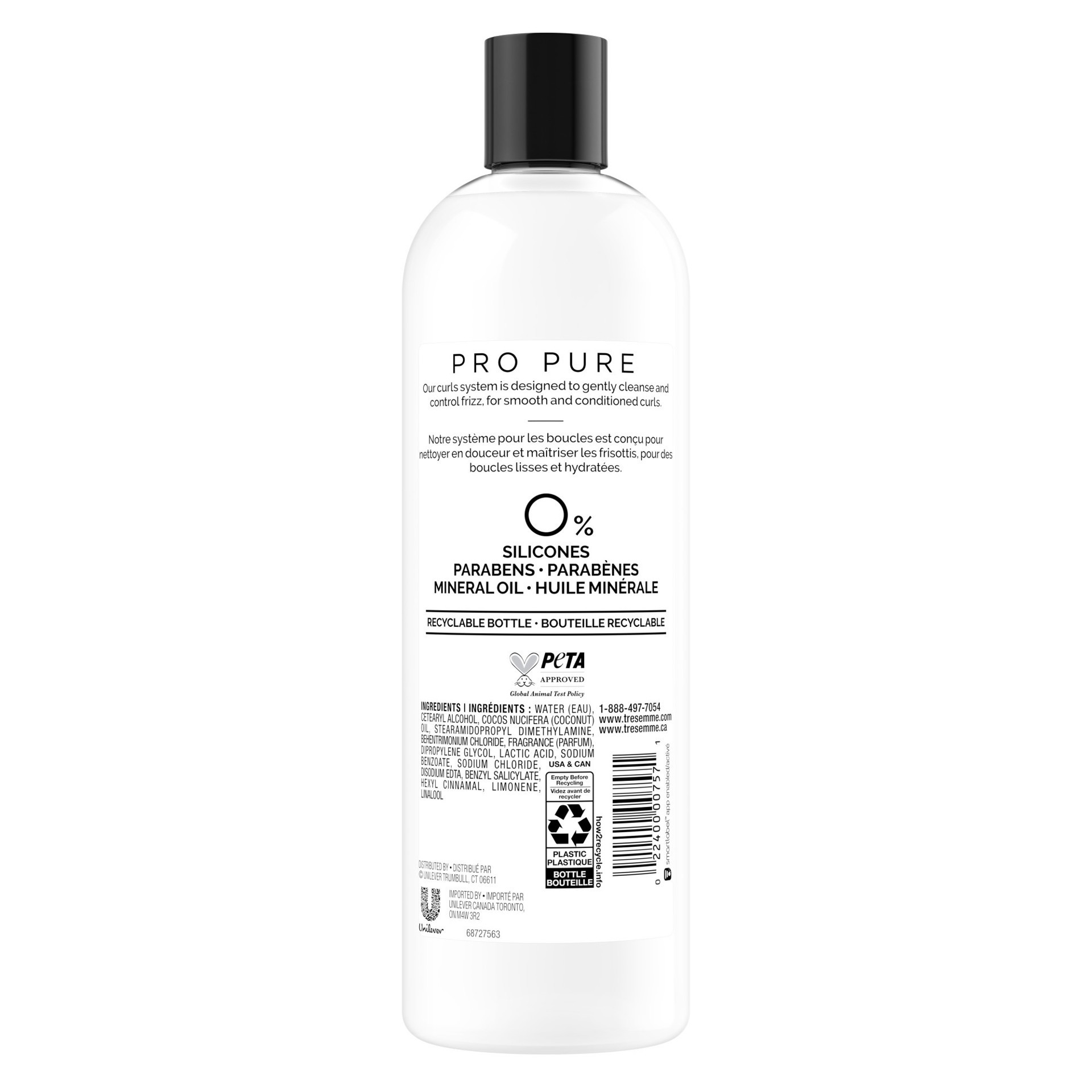 slide 3 of 7, TRESemmé Pro Pure Conditioner Pro Pure Curl Define, 16 oz, 16 oz