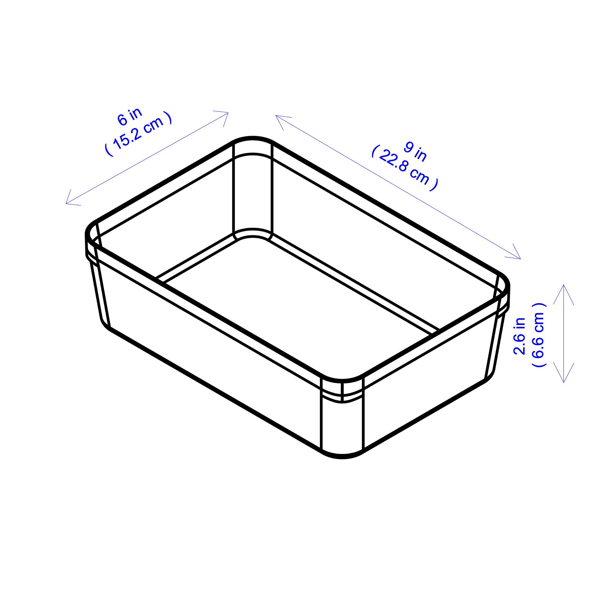slide 2 of 4, 6" X 9" Drawer Organizers, 2ct. By Simply Tidy, 2 ct