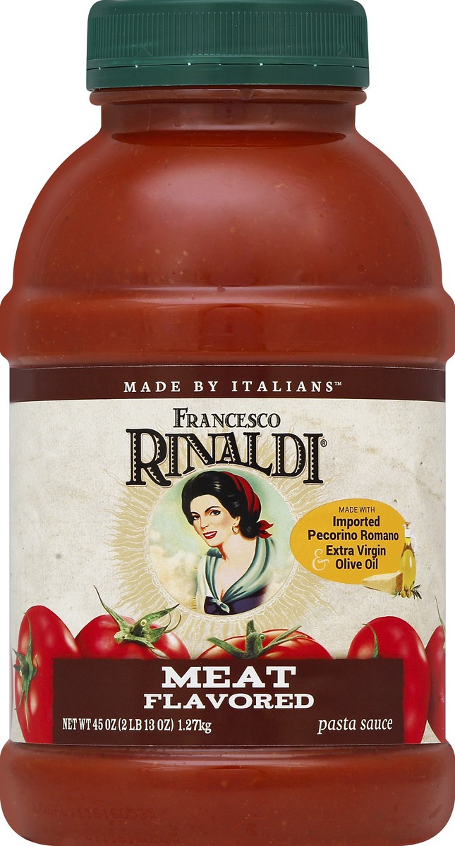 slide 5 of 6, Francesco Rinaldi Traditional Meat Flavored Pasta Sauce, 45 oz