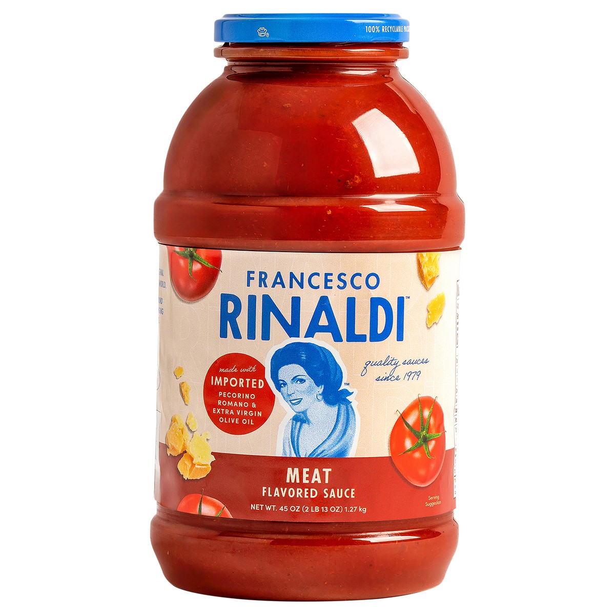 slide 1 of 6, Francesco Rinaldi Meat Flavored Sauce 45 oz, 45 oz