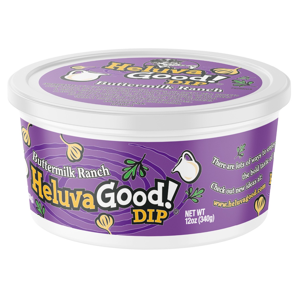 slide 3 of 9, Heluva Good! Buttermilk Ranch Dip, 12 oz, 12 oz