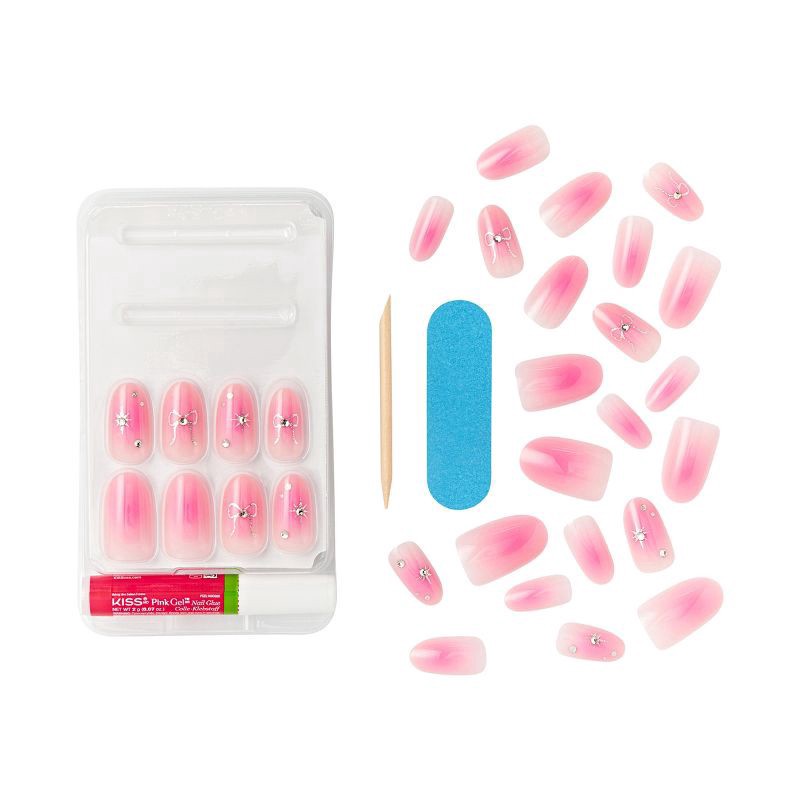 slide 3 of 11, KISS NAIL Kiss X Wicked, You've Been Glinda-Fied, 1 ct