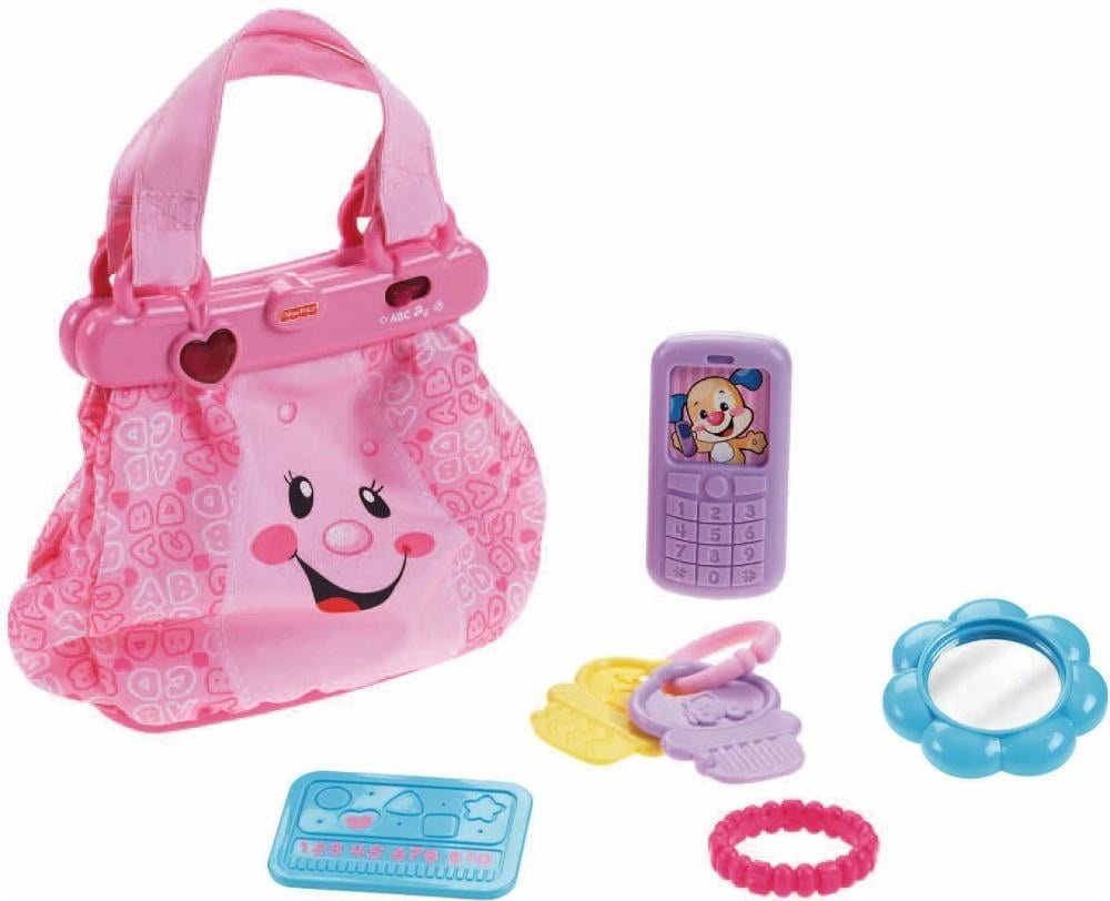 slide 1 of 1, Fisher-Price Laugh & Learn My Pretty Little Learning Purse Toy - Pink, 1 ct