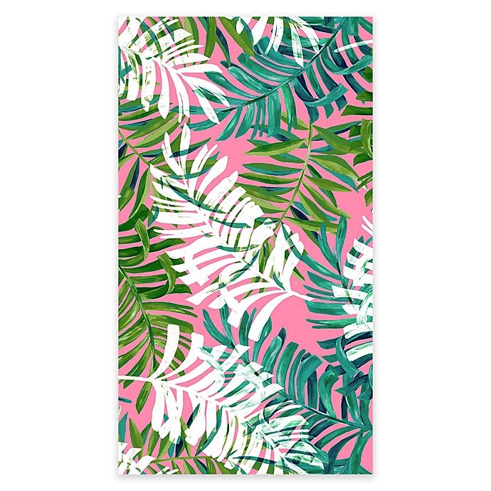 slide 1 of 1, Destination Summer Tropical Leaves Beach Towel, 1 ct