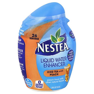 slide 1 of 3, Nestea Iced Tea with Peach Liquid Water Enhancer - 1.76 oz, 1.76 oz