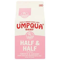 Umpqua Dairy Half & Half 1 pt