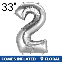 Burton + Burton Number 2 Shape Balloon