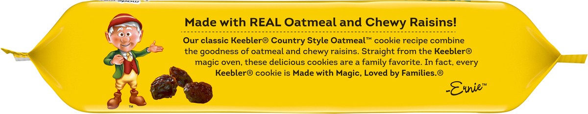 slide 9 of 9, Keebler Country Style Oatmeal Cookies with Raisins 10.1 oz, 10.1 oz