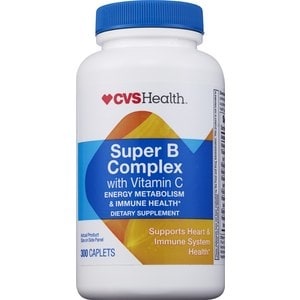 slide 1 of 1, CVS Health Super B Complex With Vitamin C Caplets, 300 ct