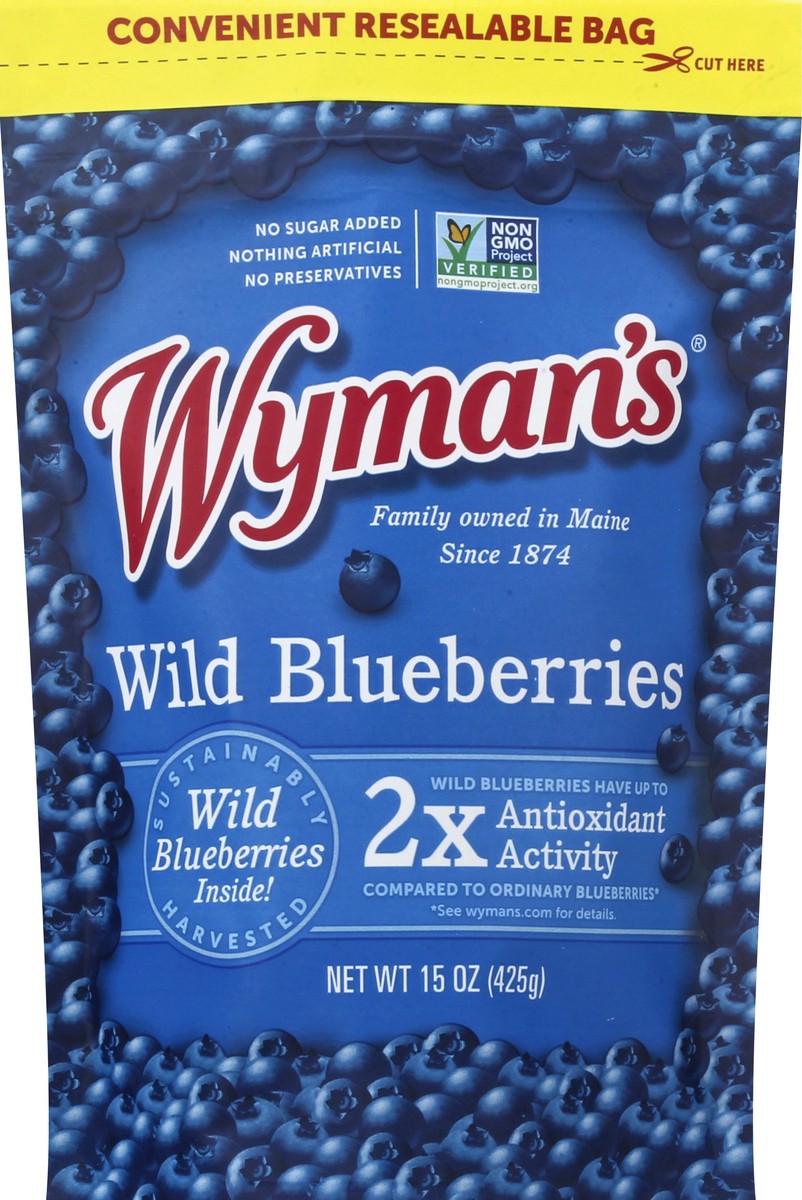 slide 7 of 12, Wyman's Wild Blueberries 15 oz, 15 oz