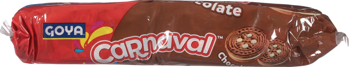slide 4 of 14, Goya Carnaval Chocolate Sandwich Cookies 12 - 4 Cookie Packs, 14 oz