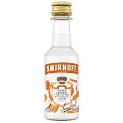 Smirnoff Kissed Caramel (Vodka Infused with Natural Flavors), 50 mL