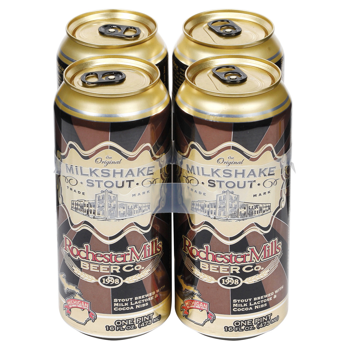 slide 1 of 13, Rochester Mills Milkshake Stout Cans, 4 ct; 16 oz