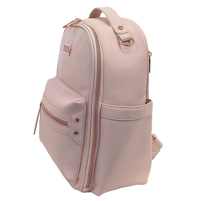 slide 2 of 6, Itzy Ritzy Mini Backpack Diaper Bag - Blush, 1 ct