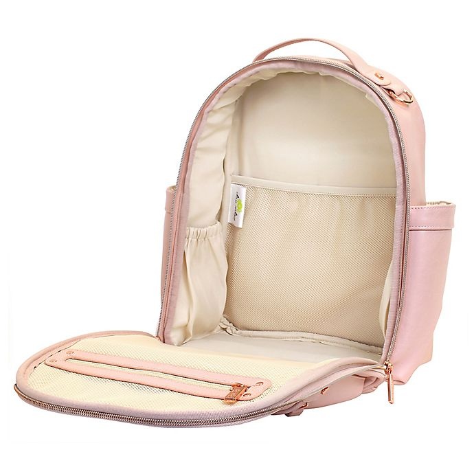 slide 5 of 6, Itzy Ritzy Mini Backpack Diaper Bag - Blush, 1 ct