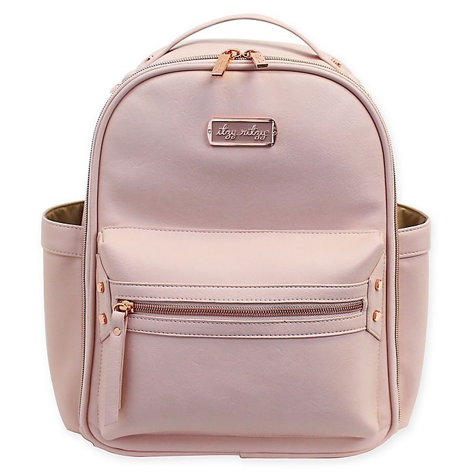 slide 1 of 6, Itzy Ritzy Mini Backpack Diaper Bag - Blush, 1 ct