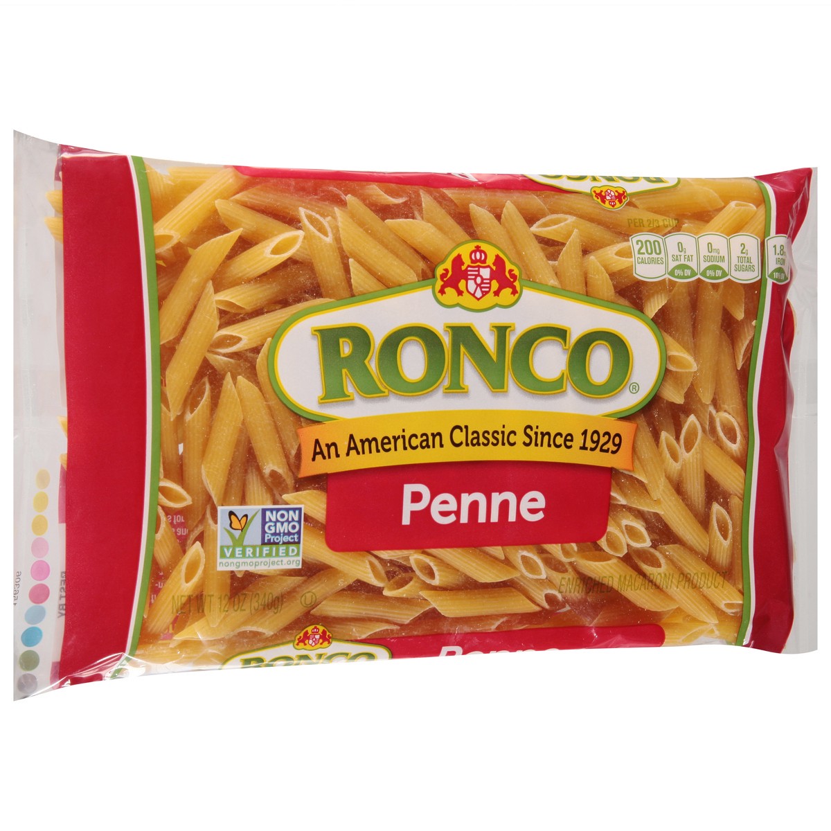 slide 9 of 9, Ronco Penne Rigate, 12 oz