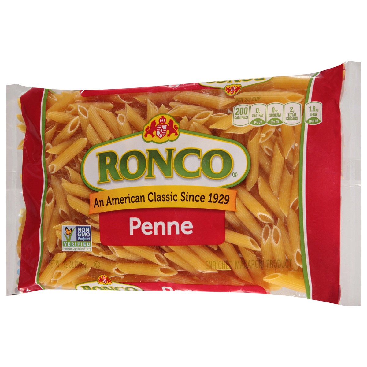 slide 5 of 9, Ronco Penne Rigate, 12 oz