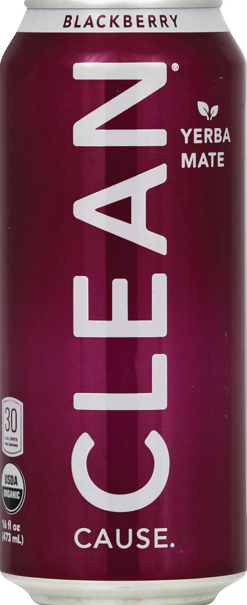 slide 2 of 4, CLEAN CAUSE Organic Yerba Mate Blackberry, 16 oz