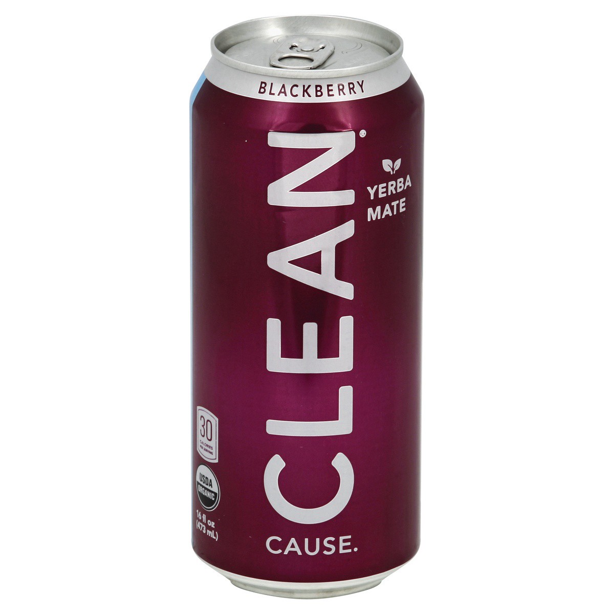 slide 1 of 4, CLEAN CAUSE Organic Yerba Mate Blackberry, 16 oz