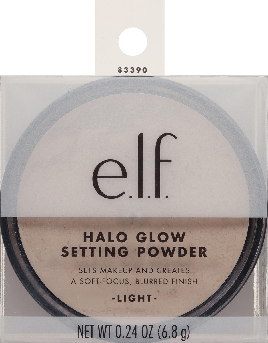 slide 4 of 9, e.l.f. Halo Glow Setting Powder, Light, 0.24 oz