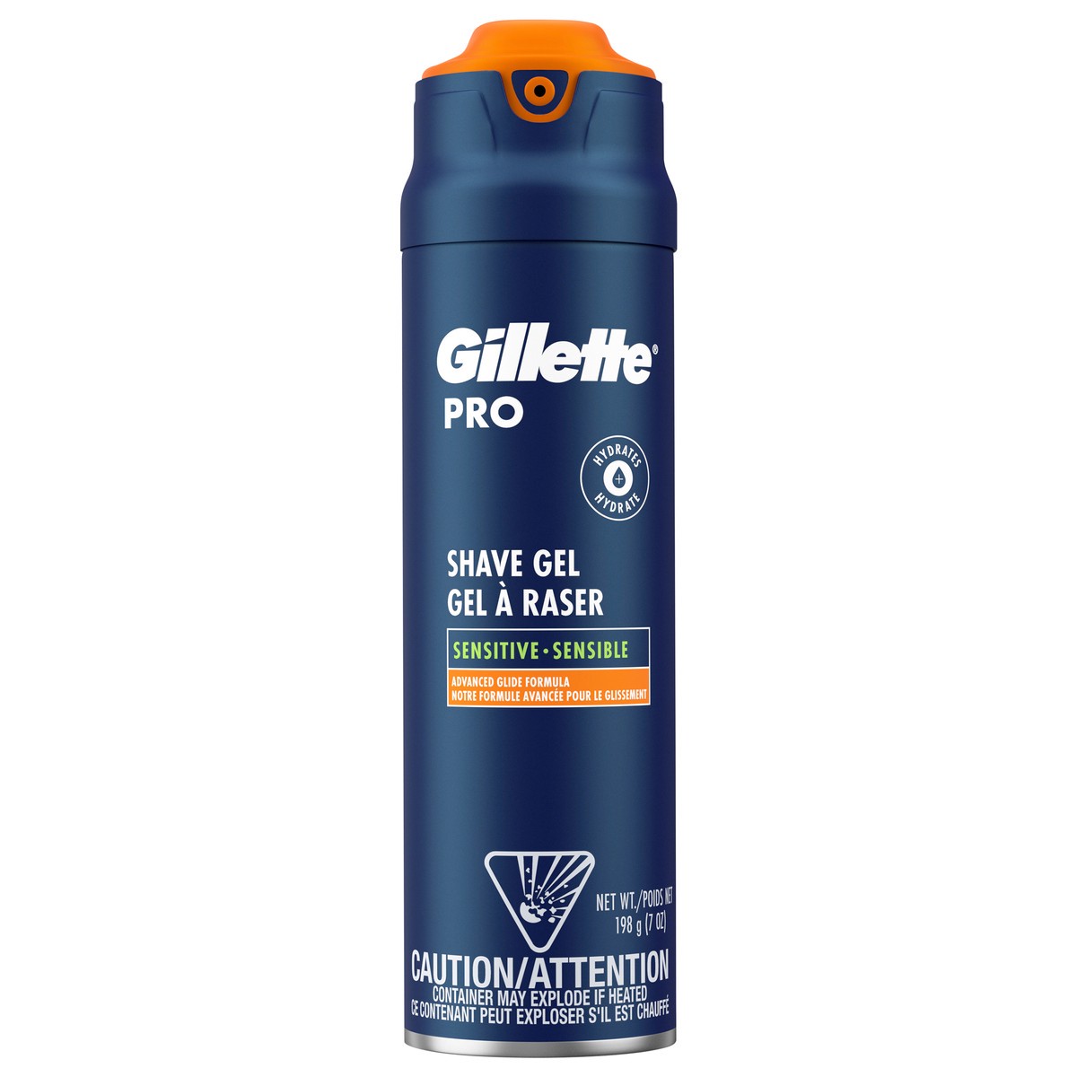 slide 4 of 8, Gillette FusionPro Sensitive Cooling Shaving Gel for Men, 2-in-1 Shave Gel for Men''s Grooming Protects and Hydrates, With Eucalyptus and Aloe Vera. 7oz, 7 oz