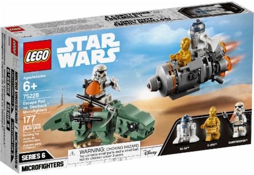 slide 1 of 1, LEGO Star Wars Escape Pod Vs. Dewback Microfighters, 177 ct