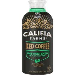 Califia Farms® Iced Coffee Unsweetened Black Coffee