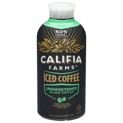 Califia Farms Iced Coffee Unsweetened Black Coffee