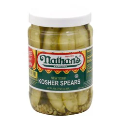 Nathan's Famous New York Kosher Spears 32 fl oz