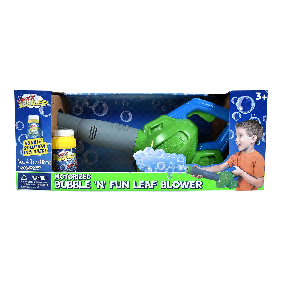 slide 1 of 29, Sunny Days Entertainment Maxx Bubbles Motorized Bubble 'N' Fun Leaf Blower, 1 ct