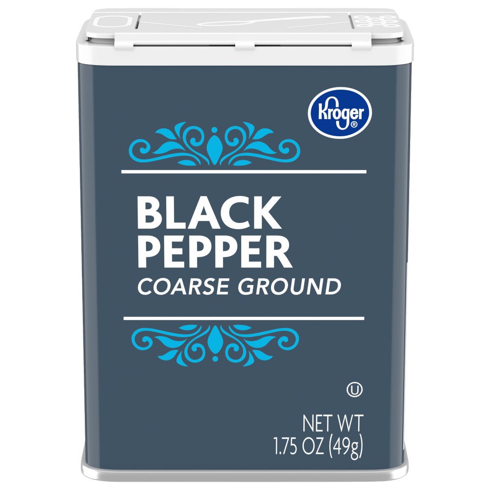 slide 2 of 3, Kroger Coarse Ground Black Pepper, 1.75 oz