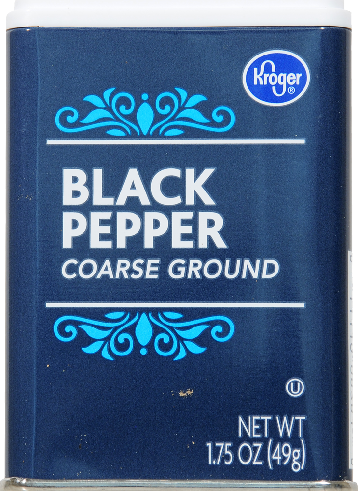 slide 1 of 3, Kroger Coarse Ground Black Pepper, 1.75 oz