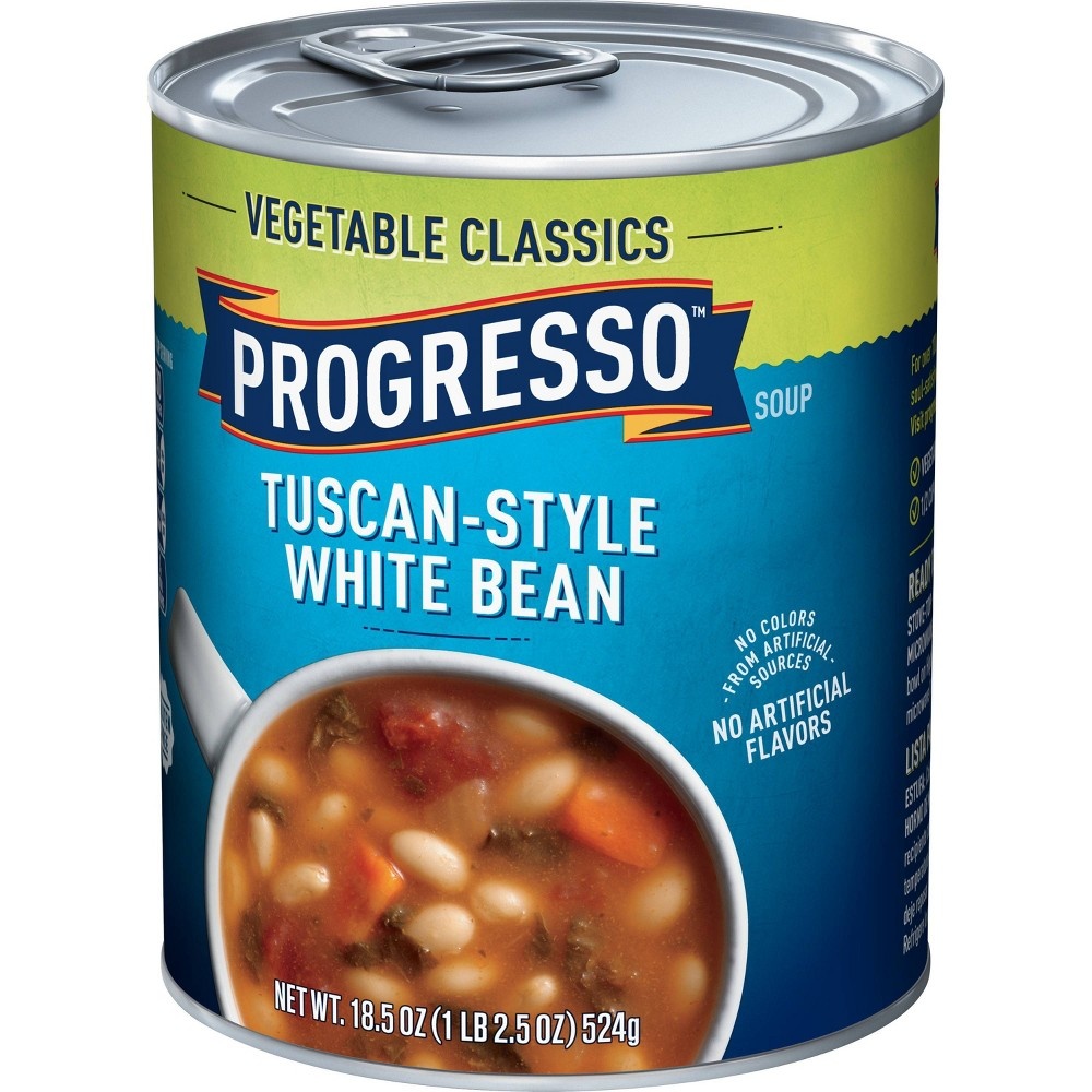 Progresso Vegetable Classics Tuscan-Style White Bean Soup 18.5 oz | Shipt