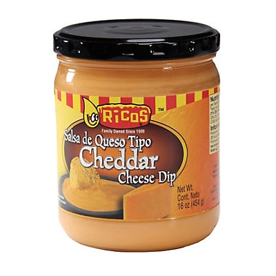 slide 1 of 1, Rico's Cheddar Cheese Sauce, 16 oz