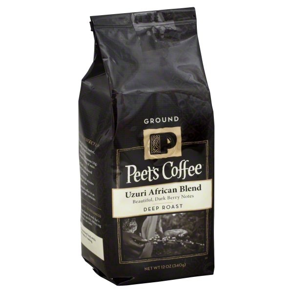 slide 1 of 1, Peet's Coffee And Tea, Inc. Peet's Coffee Uzuri African Blend Deep Roast Ground Coffee - 12 oz, 12 oz