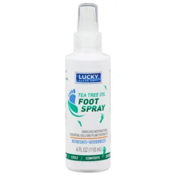 Lucky Super Soft Tea Tree Oil Foot Spray 4 fl oz