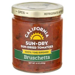 California Sun Dry Bruschetta Sun-Dried Tomatoes 9 oz