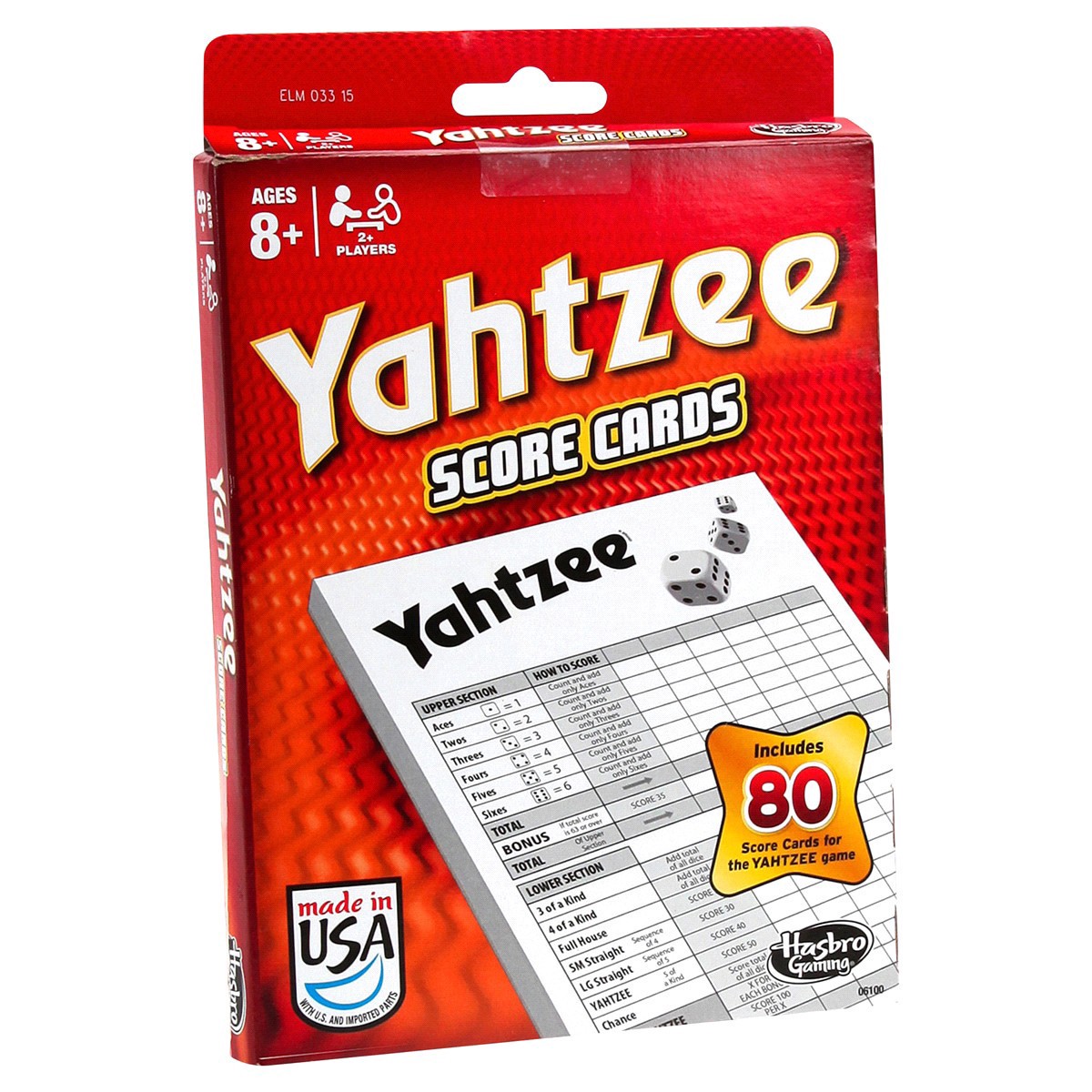 slide 1 of 5, Yahtzee Score Pads, 1 ct