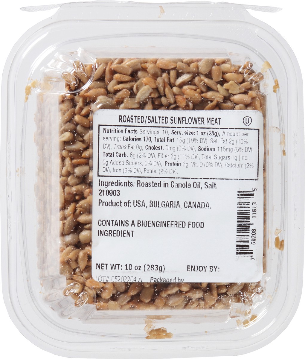 slide 5 of 13, JLM Manufacturing Roasted/Salted Sunflower Meat 10 oz, 10 oz