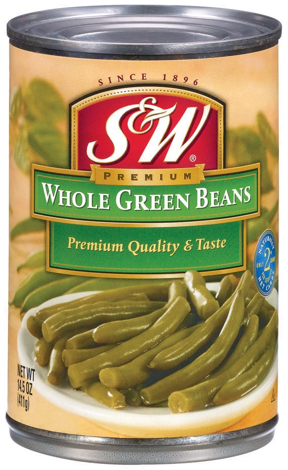 slide 1 of 1, S&W Green Beans 14.5 oz, 14.5 oz