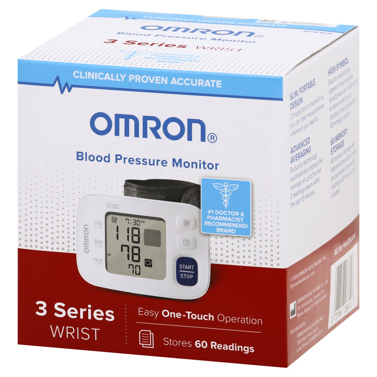 slide 3 of 8, Omron 3 Series Wrist Blood Pressure Monitor, 1 ct